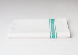 Cotton Bistro Napkin - Green Stripe
